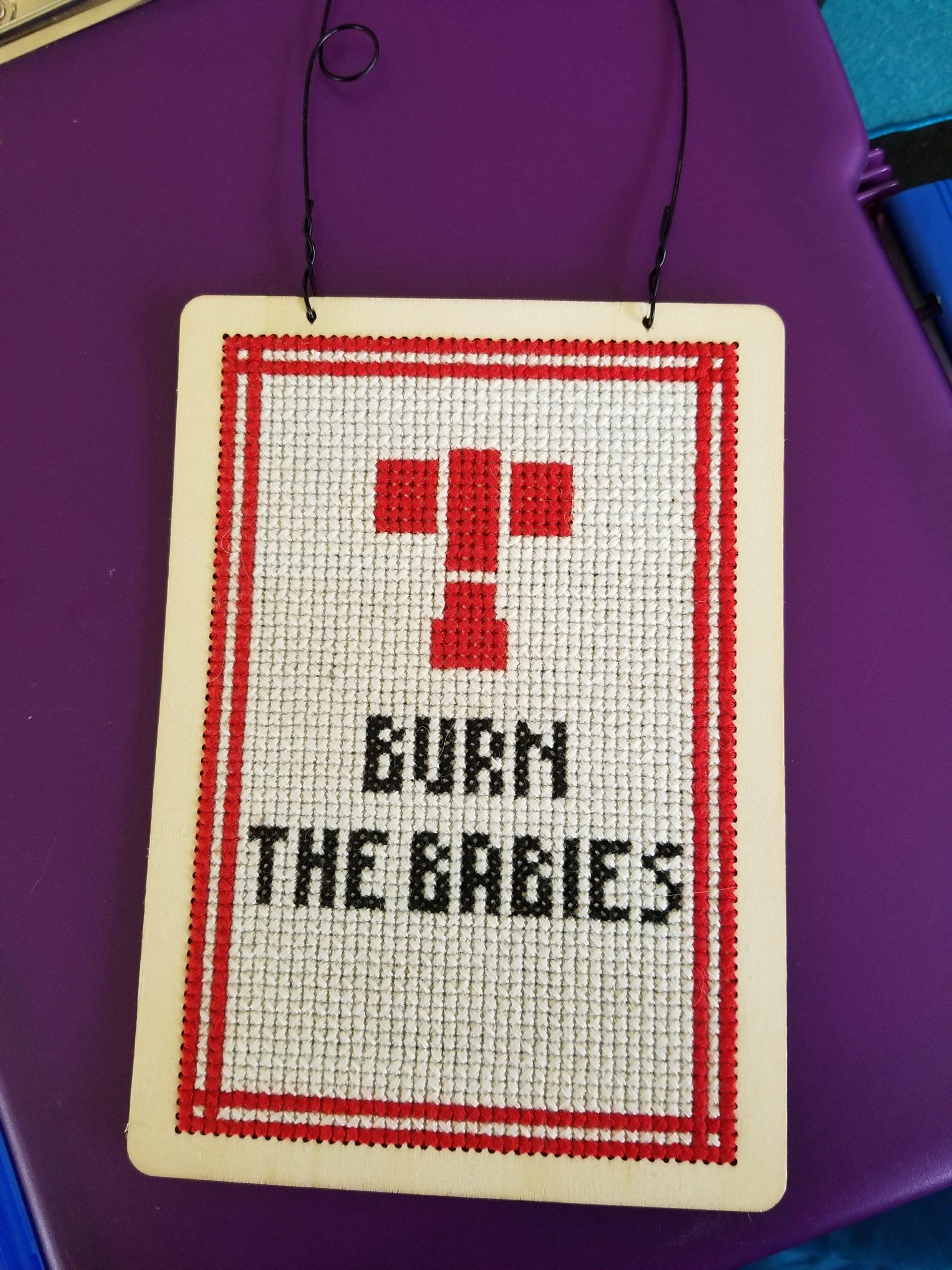 Burn the Babies Guild Wall-hanging